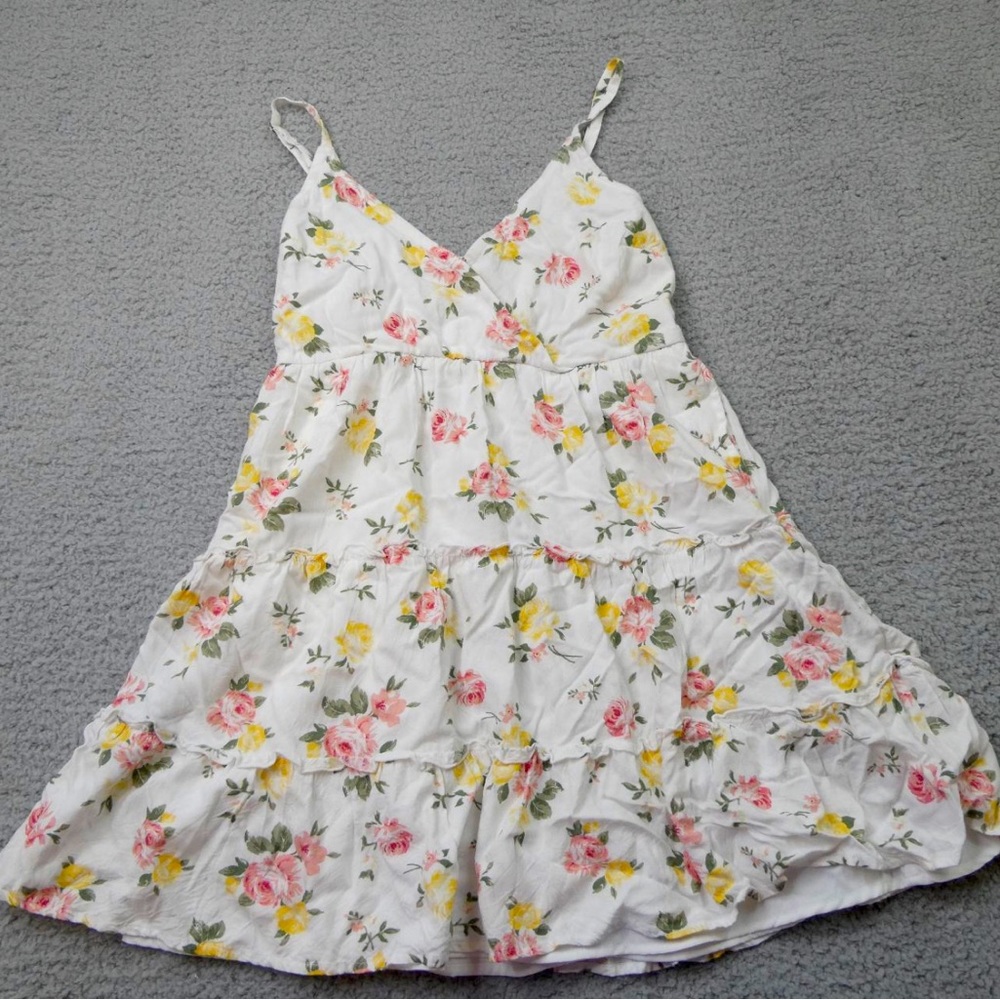 Hollister Floral Spaghetti-strap Dress